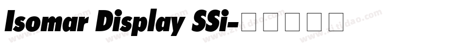 Isomar Display SSi字体转换